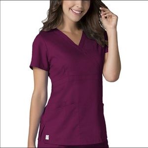 Scrub Set-Maroon-Small tall top/bottom!